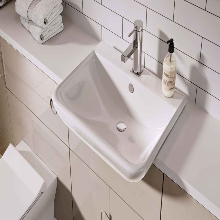 Semi-Recessed-Basins