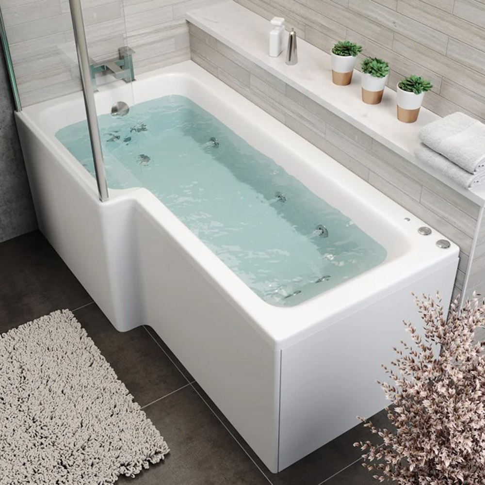 Whirlpool Bathroom Suite. Shower Whirl bathtub