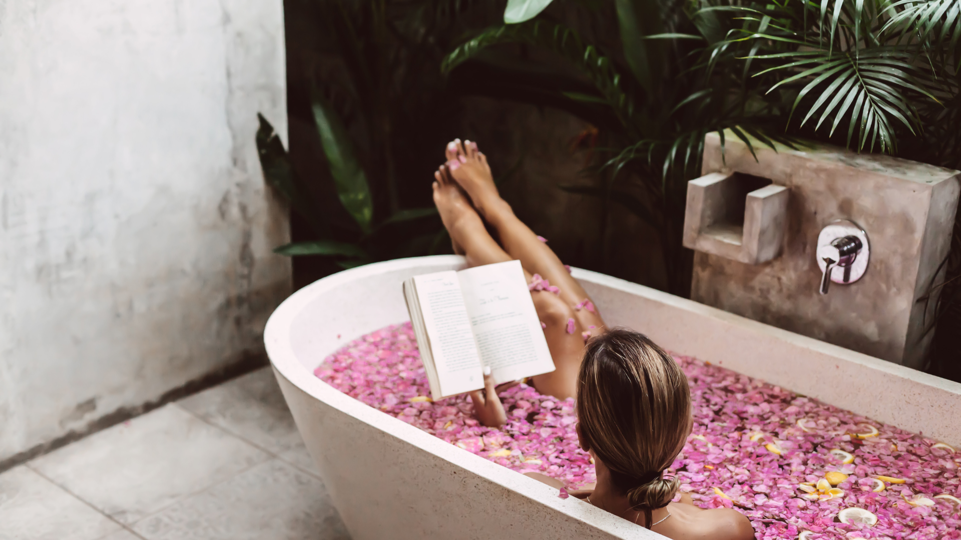 relaxing bath