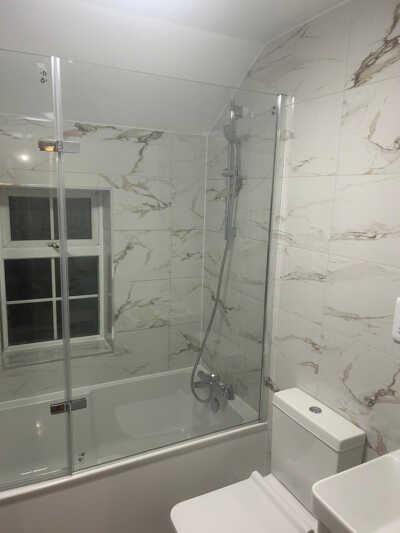 Bathroom bath-shower-Installation Watford | 4 Dimension Kitchens and Bathrooms