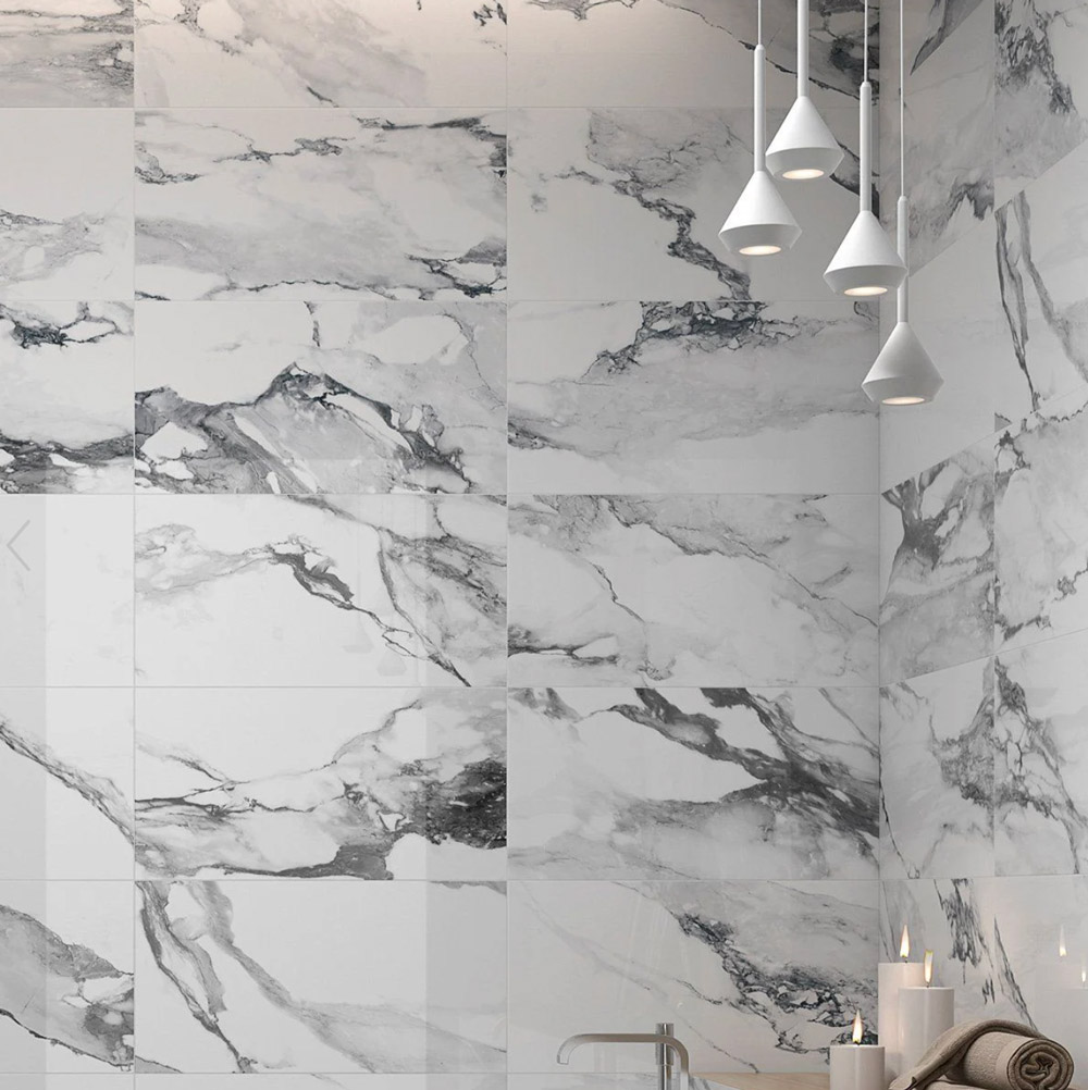 Porcelain bathoom tiles