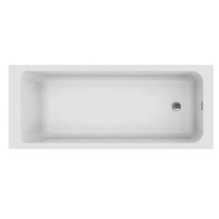 Super-Strong Acrylic reinforced straight Bath is a modern take on the traditional square single ended bath