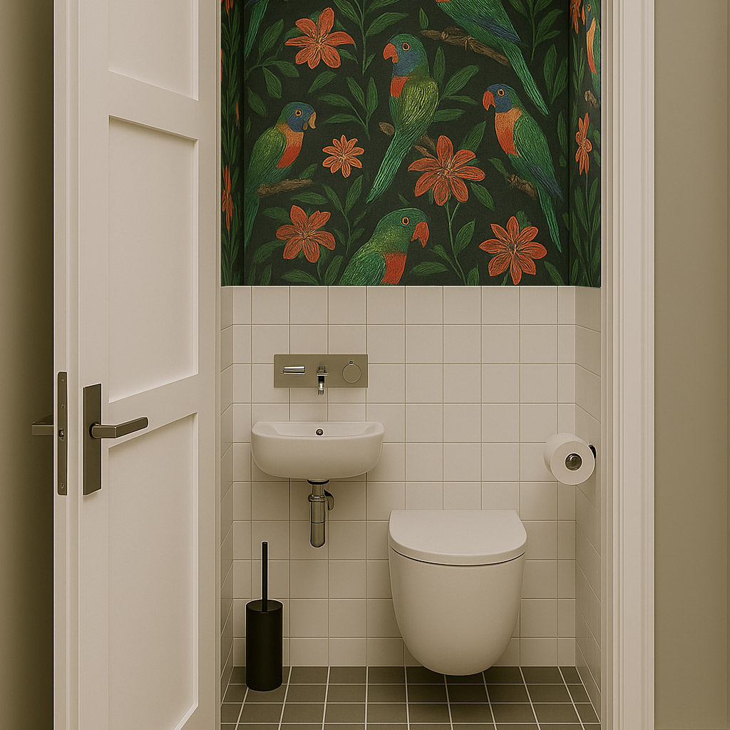 cloakroom-bold-decor_1024x cloakroom bold decor