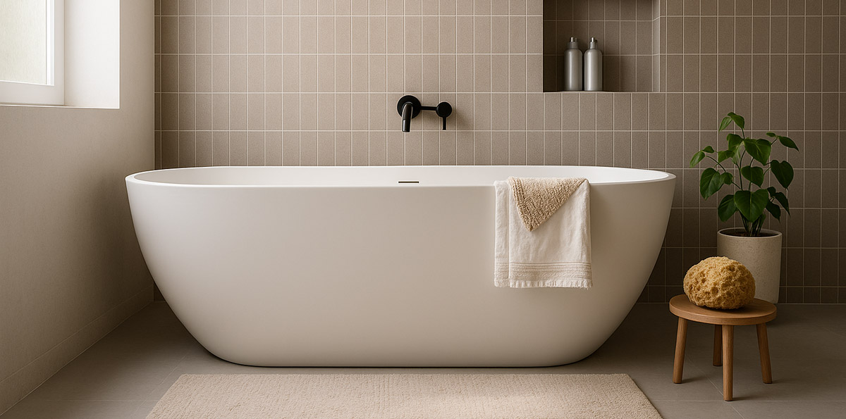 free standing bath