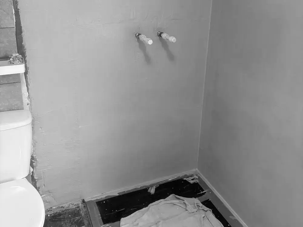 Wall preparation complete